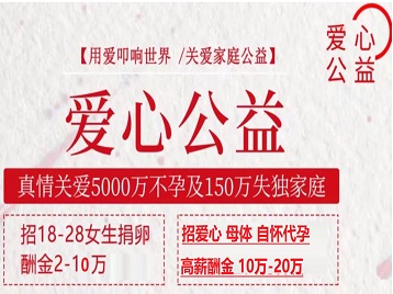 延平捐卵助孕生子 爱心志愿者招募